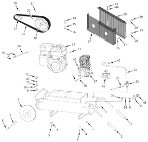 Part Location Diagram of PU012200AV Campbell Hausfeld Square Head Set Screw